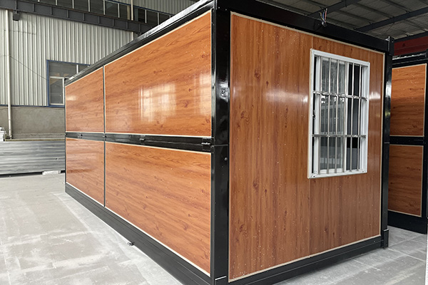 Wood Grain Color Folding Container House